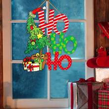 1pc Christmas Decoration, Wooden Christmas Hanging Decor, Home, Garden, Fence Decor, Merry Christmas Decor, HOHOHO Decor, Indoor & Outdoor Holiday Party Accessory Home Decor Christmas Decorations Room Decor Winter