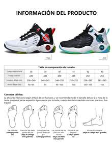 Zapatos De Baloncesto Profesionales De Moda Para Jóvenes, Zapatos de baloncesto de caña alta para jóvenes, Zapatos deportivos para hombres,Zapatillas de baloncesto de moda para hombres,Zapatos de baloncesto para hombre antideslizantes.Diseño duradero, zapatos deportivos para correr Ligeros, transpirables, apropiados para exploración al aire libre, trotar y senderismo. - Azul oscuro - Ver 11