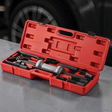 Dent Puller Kit, 10 Lbs 13-In-1 Slide Hammer Dent Removal Kit, Heavy-Duty Auto Body Truck Repair Automotive Damage Remover Tool Repair Frame With Carrying Case, Extension Rod, Non-Slip Handle - Black - View 1