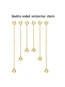 Necklace Extender, Necklace Extenders Gold Chain Extenders For Necklaces Gold Necklace Extender 1inch 2inch 3inch 4inch Summer, School - Multicolor - View 8