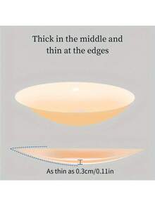 10 Reusable Seamless Silicone Nipple Covers - Invisible, Self-Adhesive, Anti-Convex Breast Patches For Women - Comfortable, Breathable, And Easy To Clean Bra Accessories(2/10pcs)