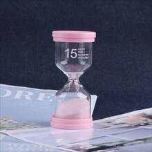 Colorful Macaron Hourglasss Timer 1/3/5/10/15/30 Minutes Sandglass Timers Quicksand Home Ornament Children Do Homework Sand Clock