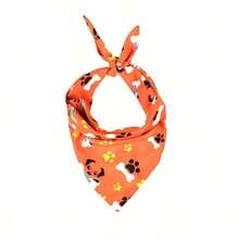 Halloween Pet Bandana, Candy Pumpkin Triangle Scarf, Suitable For Small Dogs And Cats, Applicable For Halloween, Day Of The Dead Holiday Party Decoration