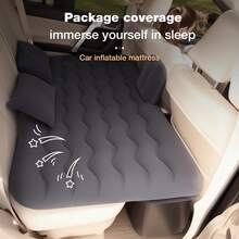 Easypie Selection 1个通用充气汽车后座床垫 - 便携式气垫床，适用于SUV/轿车、露营和旅行，是送给司机的完美礼物（黑色/米色/灰色/蓝色） - 充氣床墊 - 查看 3