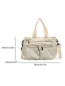 新款时尚经典学院风休闲多口袋大容量双手柄单肩特别保暖。特别适合校园、办公室、日常搭配、约会、逛街、购物、外出、送礼