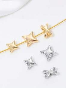 160颗芒状间距珠。适用于耳环、项链、手链、串珠、钥匙扣、珠宝制作。钥匙扣装饰，DIY魅力配饰。制作您自己独一无二的珠宝。DIY魅力珠宝配饰。工艺品和日常礼品 - spacer bead - 查看 8