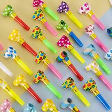 50/30/20/10 Pcs Colorful Party Whistles, Holiday Party Decorations, Colorful Blower Sound Props, Random Colors, Party Event Gifts, Birthday Party, Wedding Gifts, Halloween, Christmas, Back To School Season, Birthday Gifts,Event Atmosphere Creation Tools