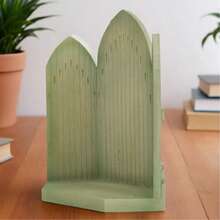 MINGZHANG 1 Christmas Story Temple, Hand-Painted Birth Background, High-Quality Resin Material, Suitable For Background Decoration Of Christmas Ornaments, Miniature Ornaments Of Jesus' Birthplace, Home Desktop Garden Decoration Sculpture, Special Gift For Christmas Party - 橄欖綠 - 查看 4