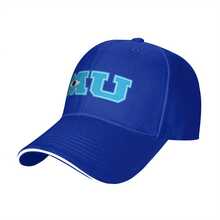 Monsters University Baseball Cap - Official MU Logo Hat In Royal Blue, Lightweight Breathable Sports Cap For Men, Women, Monsters Inc Fans - Gift For Mike & Sulley - Birthday/Graduation Present, Fan Merchandise, Sporty Design, Comfortable Fit, Fan Gear, Casual Wearers - 藍色 - 查看 3