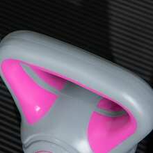 SPORTNOW Kettlebell, 2kg Kettle Bells With Handle For Home Gym Weight Lifting And Strength Training, Pink And Grey - Pink - View 7