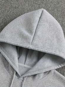 Sudadera gris con insignia de California y estampado "EST". 1776" y "LOS ANGELES" (las tallas son pequeñas, se recomienda comprar una talla más grande) - Gris - Ver 4