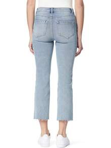 Kensie Jeans The Allie High-Rise Slim Straighthalloween - Pace Wash - View 10