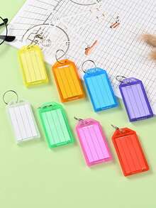 1/8/16 Thẻ chìa khóa có vòng chia và cửa sổ nhãn, Thẻ tên nhận dạng cho thú cưng, túi xách, hành lý, đồ dùng học tập, văn phòng tại nhà, rất thích hợp để sử dụng làm thẻ chìa khóa, thẻ thú cưng, thẻ ba lô, thẻ hộp cơm trưa, thẻ áo khoác, thẻ hành lý, thẻ ổ USB hoặc bất kỳ thứ gì khác yêu cầu ID. Có thể sử dụng cho nhà ở, văn phòng, công ty quản lý cho thuê, v.v. Quà tặng Giáng sinh - Nhiều màu - Xem 3