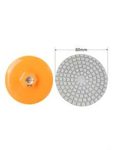 New And Old Models Randomly Sent Ceramic Tile Cutting Edge Polishing Disc M14 Angle Grinder Dry Polishing 100mm/80mm Marble Quartz Stone Chamfering And Edge Grinding 150# M14 Spiral Interface. Made Of High-Quality Diamond Sand And Resin - Multicolor - View 7