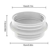 Conector de manguera de escape de aire acondicionadoóvil, reductor de manguera Universal de 13/15CM, acoplador de CA portátil para Hardware de mejora del hogar 8HUU - Universal - Ver 9
