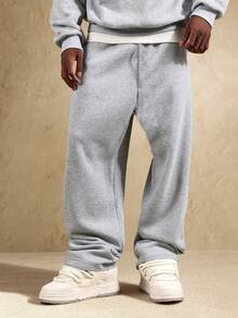 （秋冬）男士宽松长裤，适合跑步、健身、户外活动、旅行、街头时尚。男士时尚运动健身针织透气长裤，直筒休闲工装裤，男友风必备篮球裤，黑色修身慢跑裤。