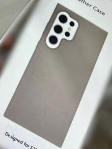 Induction Leather Case Compatible With S23 S24 S25 Plus And Ultra - Màu Xám nhạt - Xem 2