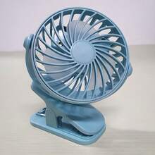 1个USB充电婴儿推车/育婴室静音风扇，360°旋转便携式夹式风扇，适用于婴儿车、婴儿床、推车配件、旅行、露营，3档静音迷你桌面风扇，自行车夹式风扇，快速制冷，清凉舒爽，适用于家庭、厨房、浴室、办公室、汽车，多功能风扇，可用于化妆 - 彩色 - 查看 14