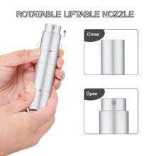 5ML Refillable Perfume Atomizer Bottle Travel, Portable Cologne Atomizer, Pocket Perfume Spray Gold - 霧面銀 - 查看 6