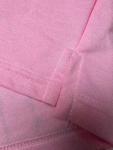 Men's PLAIN POLO Shirt Premium Cotton Pique Fabric Promotion - Baby Pink - View 3