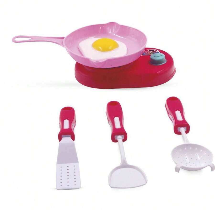 BRINCANDO DE CASINHA FOGÃO SUPERCHEF COM ACESSÓRIOS - Multicolorido - Visão 1