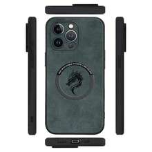 Funda magnética para teléfono con diseño del Zodíaco, imitación piel de oveja, compatible con phone 12, 13, 14, 15, 16 Plus y Pro. Elegante y de alta calidad. El regalo perfecto. Diseño vintage. Para él/ella. Tema: elegante. Material duradero. Piel sintética. Funda protectora. Diseño delgado. Accesorios tecnológicos. Para usuarios. - Colores mixtos 4 - Ver 4