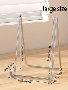 1pc Desktop IPad Tablet Stand, Award Certificate Display Rack, Freestanding Vertical Holder Frame