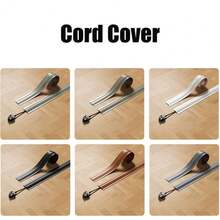 Cord Cover Floor PVC Cord Covers For Wires On Floor, Soft Floor Cable Cover Cord Hider Floor Cable Management Cable Protector - Multicolor - View 3