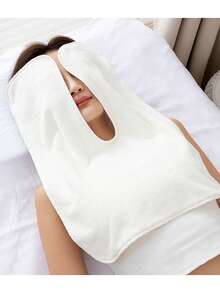 U型毛巾，可重复使用的柔软纤维颈部保暖巾，适用于美容院、水疗中心、按摩、面部护理 - 彩色 - 查看 8