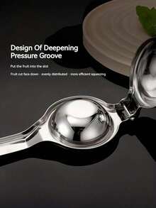1pc Stainless Steel Manual Juicer - Hand Press Lemon Squeezer, Orange Juice Extractor, Fruit Juicing Tool For Home Use