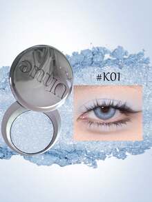 Uhue 1pc Monochrome Eyeshadow K01, High Color Payoff, Smooth Application, Long-Lasting, Smudge-Proof, Sweat-Proof, Multipurpose. 3g/0.1oz - K01 - 查看 2