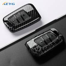 Funda protectora de fibra de carbono ABS para llave de coche, apta para Passat Magotan B8, Skoda Superb A7, Kodiaq - Carcasa inteligente para llave