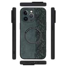 Diseño elegante y texturizado. Funda magnética para teléfono con textura de piel sintética de oveja. Compatible con los modelos 12 al 16 Plus, Pro y Pro. Una opción elegante y de alta calidad, ideal para regalar. - Colores mixtos 1 - Ver 5