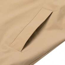 MLB 男女通用休闲连帽夹克，GORPCORE BASIC 2L WINDBREAKER，极简运动外套，3AWJB0151-43BGP - 米黃色 - 查看 5