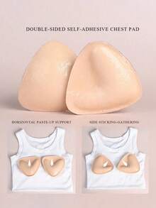 2 PCS Double Sided Sticky Push Up Bra Inserts - Reusable Adhesive Bra With Padding - Sticky Bra For Dresses Bikinis Bra Inserts,Double Sided Self-Adhesive Bra Pads,Sticky Bra Sticky Push Up Bra Lingerie Set Sticky Push Up Bra Push Up Sticky Bra Boob Pads Chest Pads Adhesive Pads - Multicolor - View 8