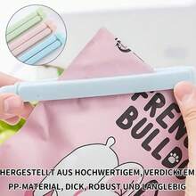 5/10pcs Multi-Color Plastic Bag Sealing Clips - Snack & Chip Storage Clips, 4.7" And 6" Sizes, Easy Grip V-Shape Design, Ensures Airtight Seal, Chip Bag Clips Kitchen Items Kitchen Accessories Kitchen Kitchen Tools