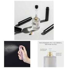 5ML Refillable Perfume Atomizer Bottle Travel, Portable Cologne Atomizer, Pocket Perfume Spray Gold - Hồng lì - Xem 2
