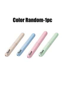 定制牙刷盒，可定制姓名、文字，个性化设计，糖果色系，独一无二，麦秆牙刷杯，男女通用，旅行牙刷杯，旅行牙刷套，PP材质牙刷套，适合商务旅行，个性化牙刷盒，大学假期旅行必备牙刷