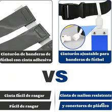 3pz Banderas Cintas Cinturon Para Tocho Flag Tochito Bandera - Multicolor - Ver 3