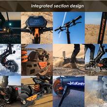 KuKirin G2 Master Electric Scooter (2025 Version), 1000 W*2 Motor, 52 V 20.8 Ah Battery, 10-Inch Tires, 60 Km/H Top Speed, 70 Km Range, Dual Disc Brakes Front And Rear, Hydraulic Shock Absorption - 查看 5