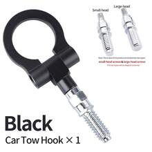 1 Stück universeller Frontstoßstangen-Abschlepphaken, Heckabschlepphaken, Auto-Zubehör Abschleppöse