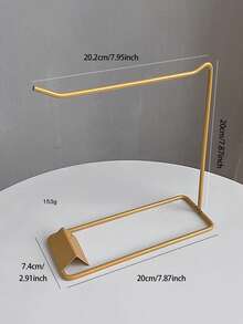 1 件装美甲扇形展示收纳架重型金属收纳架，适用于凝胶抛光、美甲装饰 - 坚固的结构节省空间的台面或零售店装饰 - 沙龙和家庭使用 - 彩色 - 查看 12