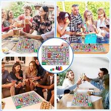 Drinking Board Games For Adults, Rubber Mat Drinking Board Game, Funny Party Interactive Drinking Games For Game Night, Birthday, Family Play Or Any Occasion, Age 21+, 2-8 Players - Multicolor - View 5