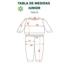 BELIME Set de 2 Pijamas Junior, Manga Larga, Cuello Redondo, 2 Piezas por Conjunto, Suave y Cálido | 50% Algodón, 50% Poliéster | Comodidad para Dormir