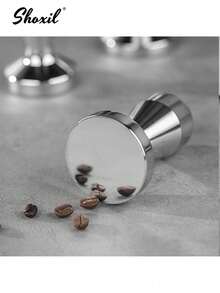 shoxil 1 件咖啡压粉器 51/53/58 毫米，意式浓缩咖啡压粉器，不锈钢咖啡压粉器 - 銀色 - 查看 6