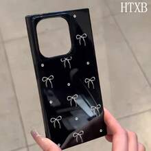 Funda con diseño de bloque y arco electrochapado, compatible con los modelos phone 16 Pro, 16, 15 Pro, 14, 14 Plus, 13, 13 Pro, 12 Pro y 12 Pro Series. Diseño a prueba de golpes con cobertura total, orificio grande, marco liso y brillante, y detalles prominentes. - Negro - Ver 6