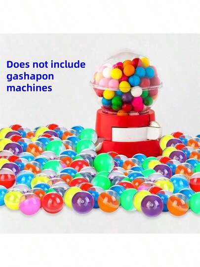 30 pièces Capsules rondes transparentes vides pour machine distributrice, capsules pour machine à boules de gomme en vrac, contenants pour cadeaux de fête, garnitures de paniers de Pâques, remplissages de pinatas, fournitures artisanales (à l'exclusion des jouets), machine distributrice, machine à boules de gomme, boules de gomme