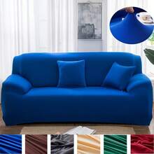 1pc Contemporary Stretch Sofa Slipcover Set – Elastic-Band Closure, Non-Slip T-Cushion Design – Machine Washable Milk Fiber Fabric – Polyester & Spandex Blend – Home & Office Furniture Protector,Home Decor,Sofa Slipcovers - Multicolor - View 1