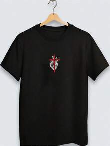 Unisex Printed Gospel Jesus Christ Eternal Life T-Shirt Front And Back - màu đen - Xem 2