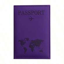 10pcs Customized Matte PU Travel Passport Cover, Personalized Passport Holder With World Map & Letter Printing, Clip Design Passport Wallet, Storage Box, Women, Essential Travel Accessory, Letter, Multifunctional, Large Capacity, Foldable, Middle School, High School, College, Freshman, Sophomore, Lower Grade Students - Multicolor - View 18